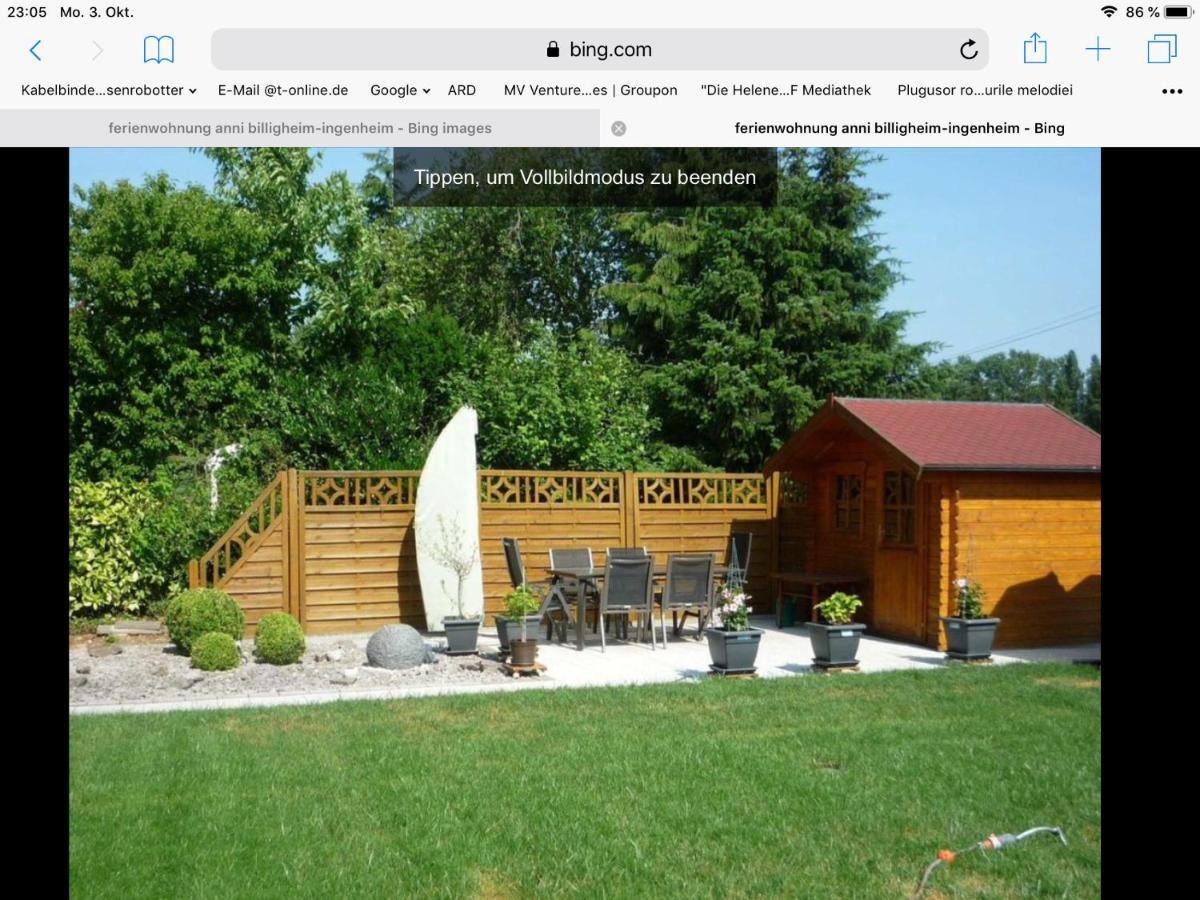 „Ferienwohnung Anni“ Billigheim-Ingenheim Exterior foto